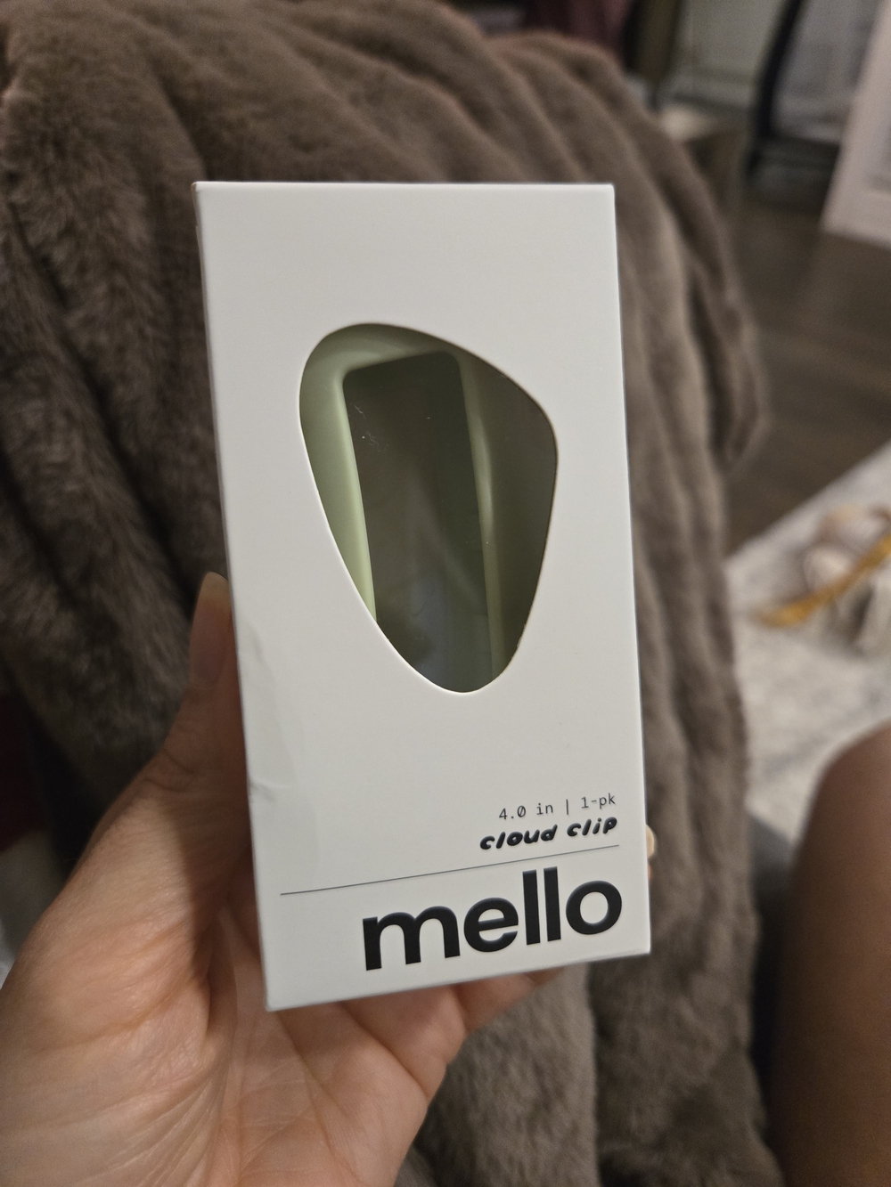 Mello Cloud Clip 4.0in - Light Green